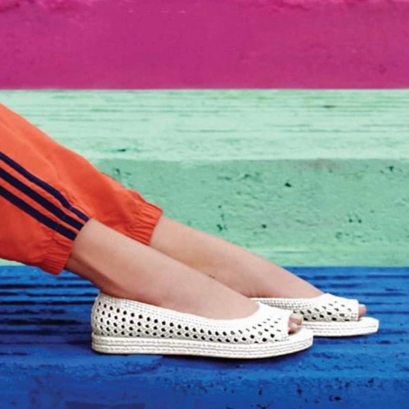 Melissa Camilla + Jason Wu woven open toe flats size 7 - Picture 10 of 11